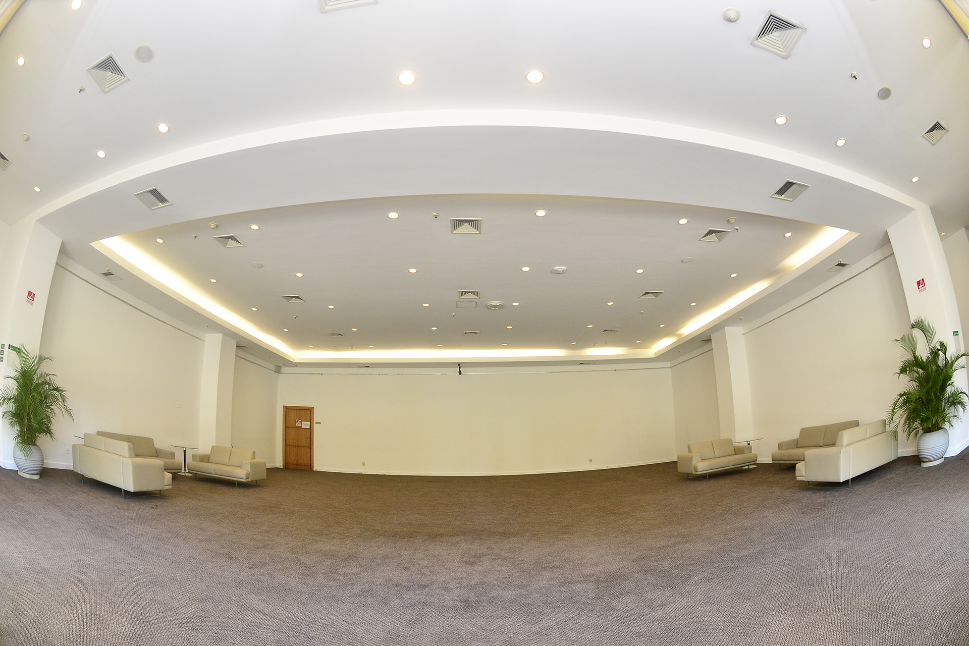 Ambiente interno do MHS Eventos