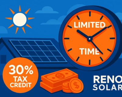 Urgent Solar Alert: The 30% Tax Credit Expires Soon, Reno!